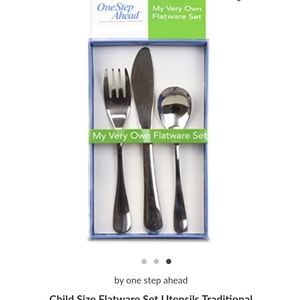 ISO One Step Ahead Stainless Steel Child Flatware